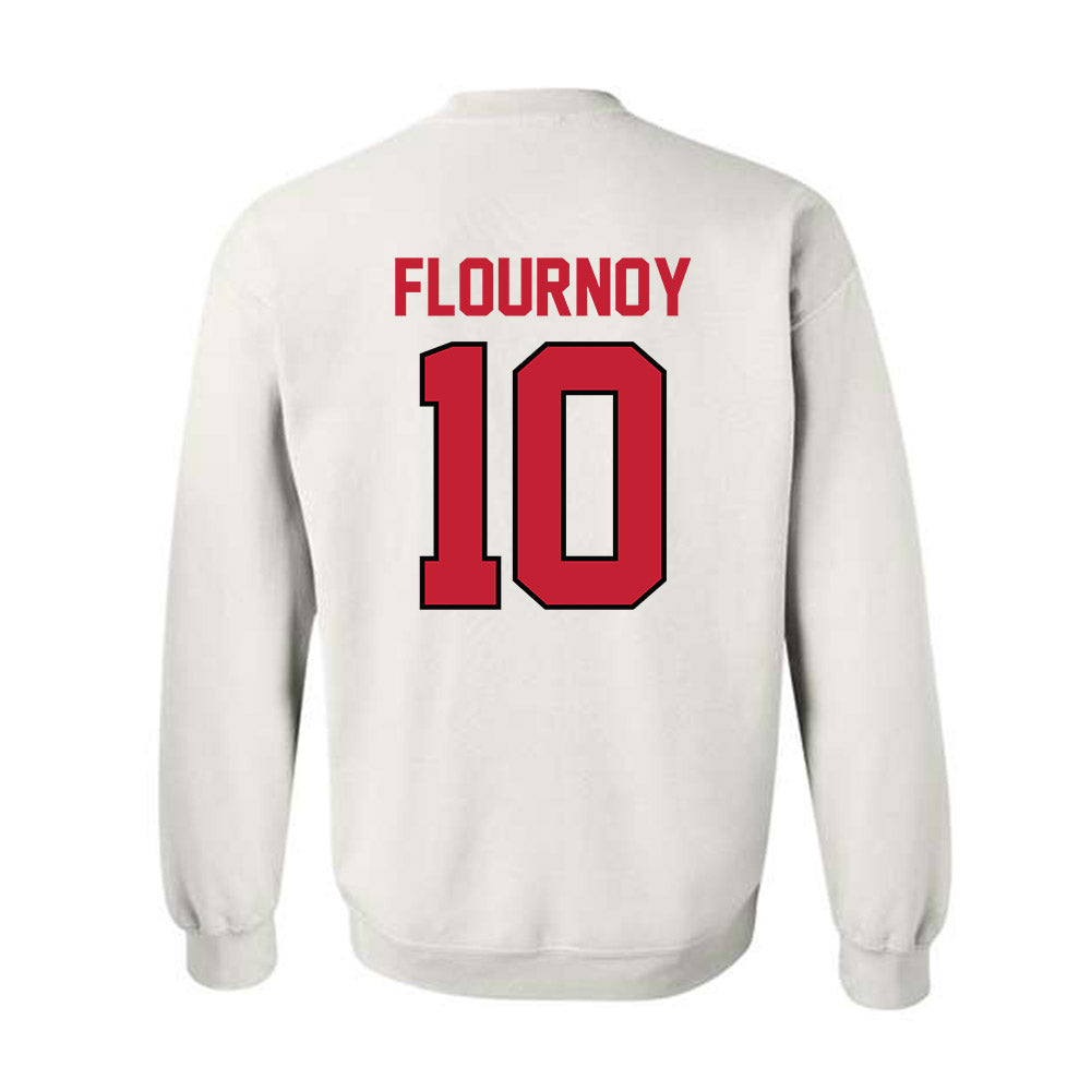 Georgia - NCAA Women's Basketball : De'Mauri Flournoy - Classic Shersey Crewneck Sweatshirt-1