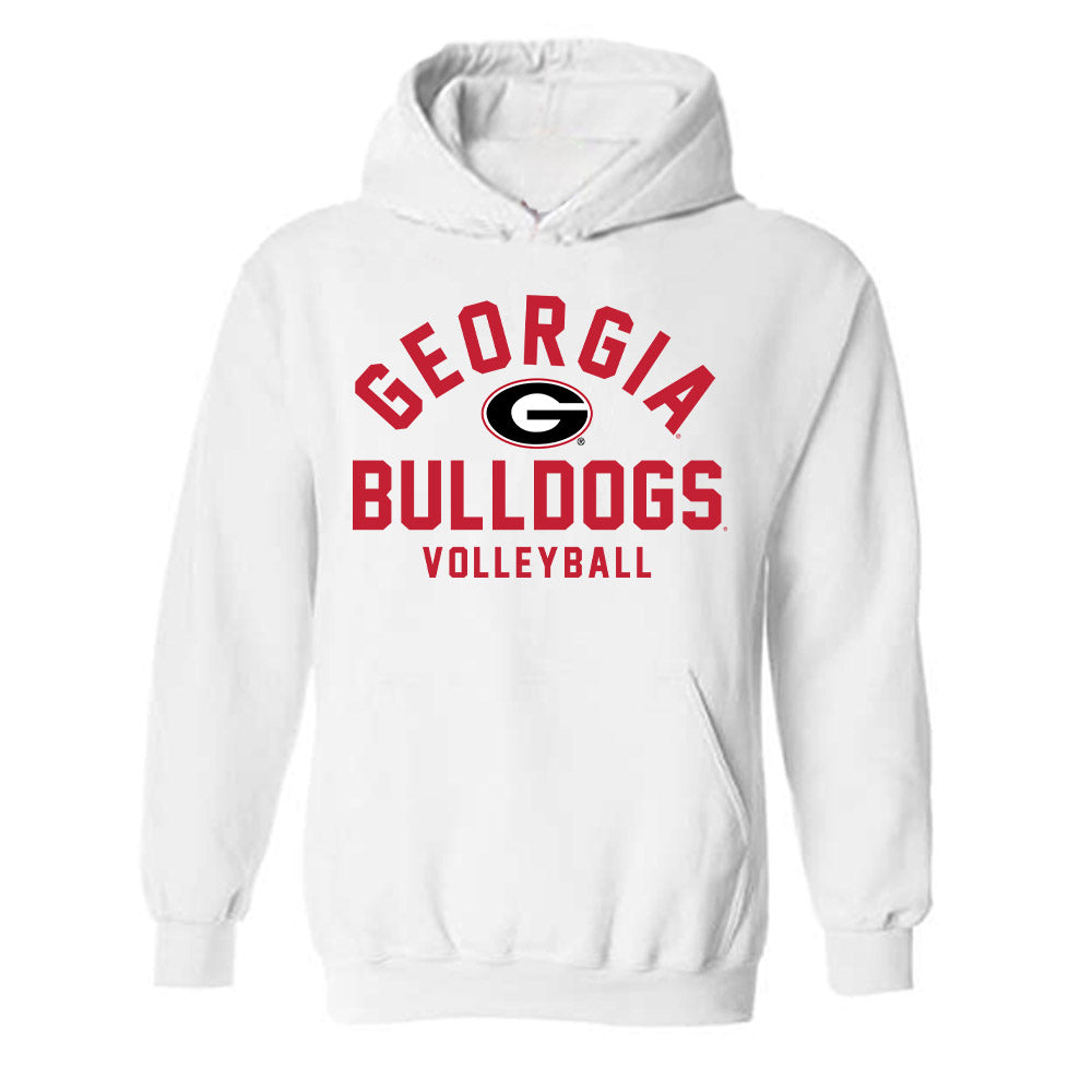 Georgia - NCAA Women's Volleyball : Sophie Fischer - Classic Shersey Hooded Sweatshirt-0