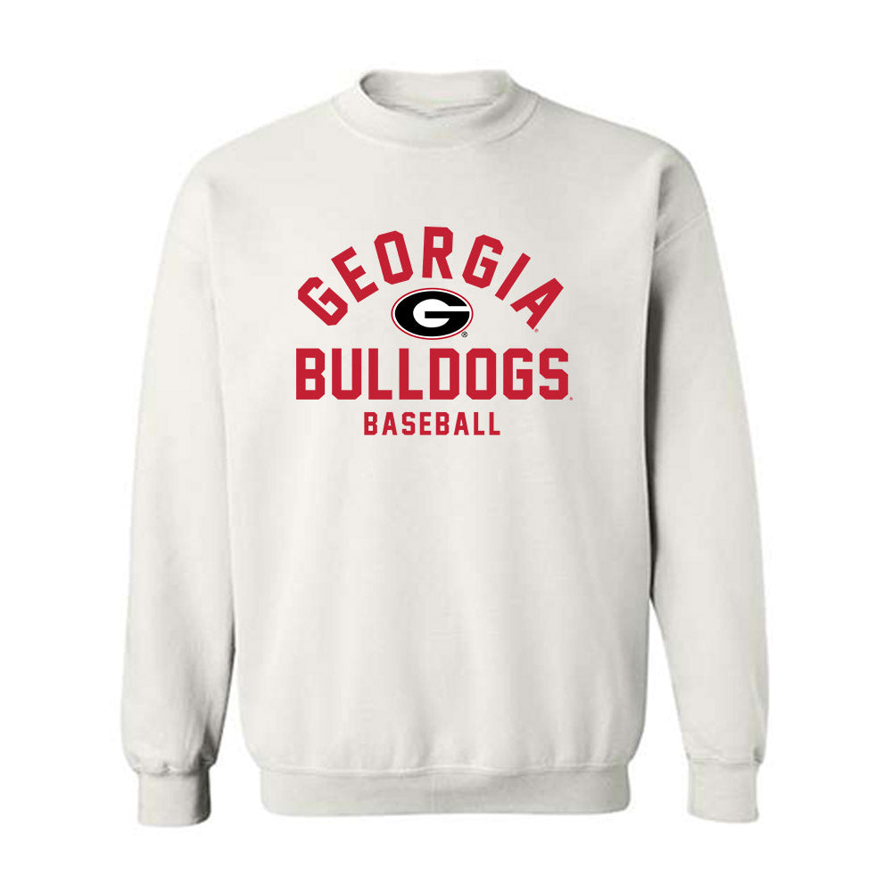 Georgia - NCAA Baseball : Trey King - Classic Shersey Crewneck Sweatshirt-0