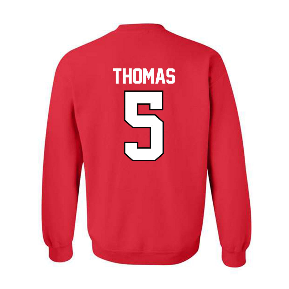 Georgia - NCAA Football : Noah Thomas - Classic Shersey Crewneck Sweatshirt-1
