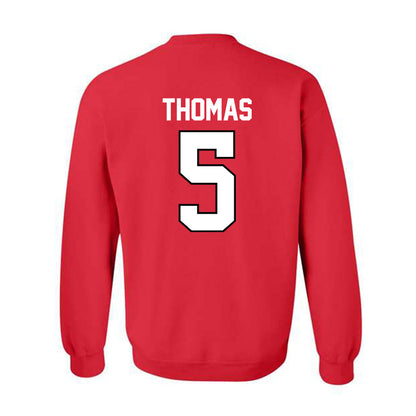 Georgia - NCAA Football : Noah Thomas - Classic Shersey Crewneck Sweatshirt-1