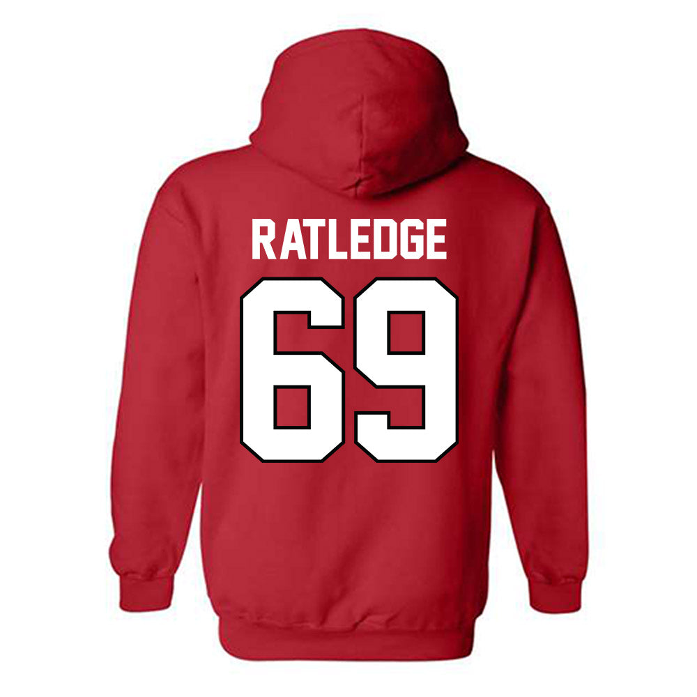 Georgia - NCAA Football : Tate Ratledge - Classic Shersey Hooded Sweatshirt