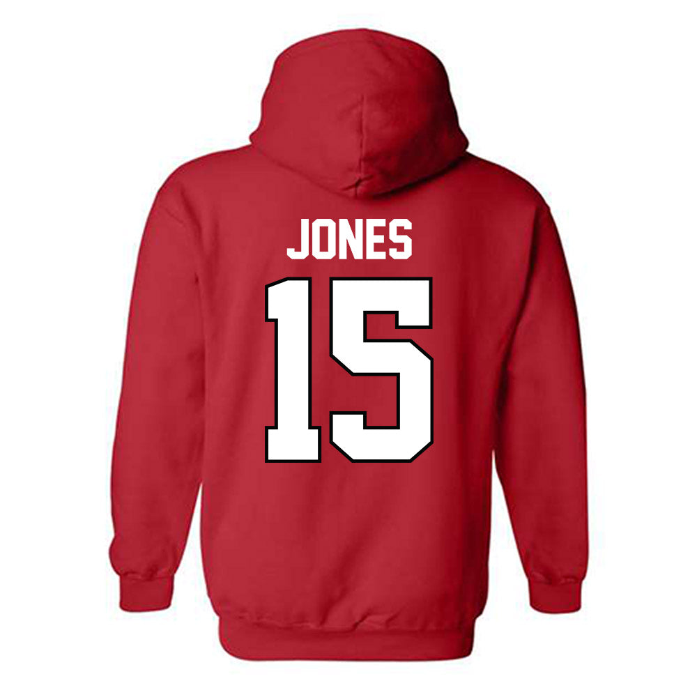 Georgia - NCAA Football : Demello Jones - Classic Shersey Hooded Sweatshirt