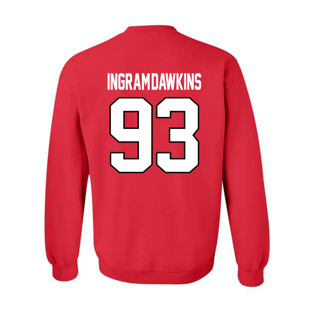 Georgia - NCAA Football : Tyrion Ingram-Dawkins - Classic Shersey Crewneck Sweatshirt