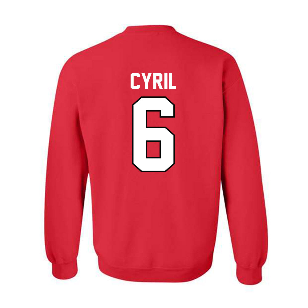 Georgia - NCAA Men's Basketball : Somtochukwu Cyril - Classic Shersey Crewneck Sweatshirt-1