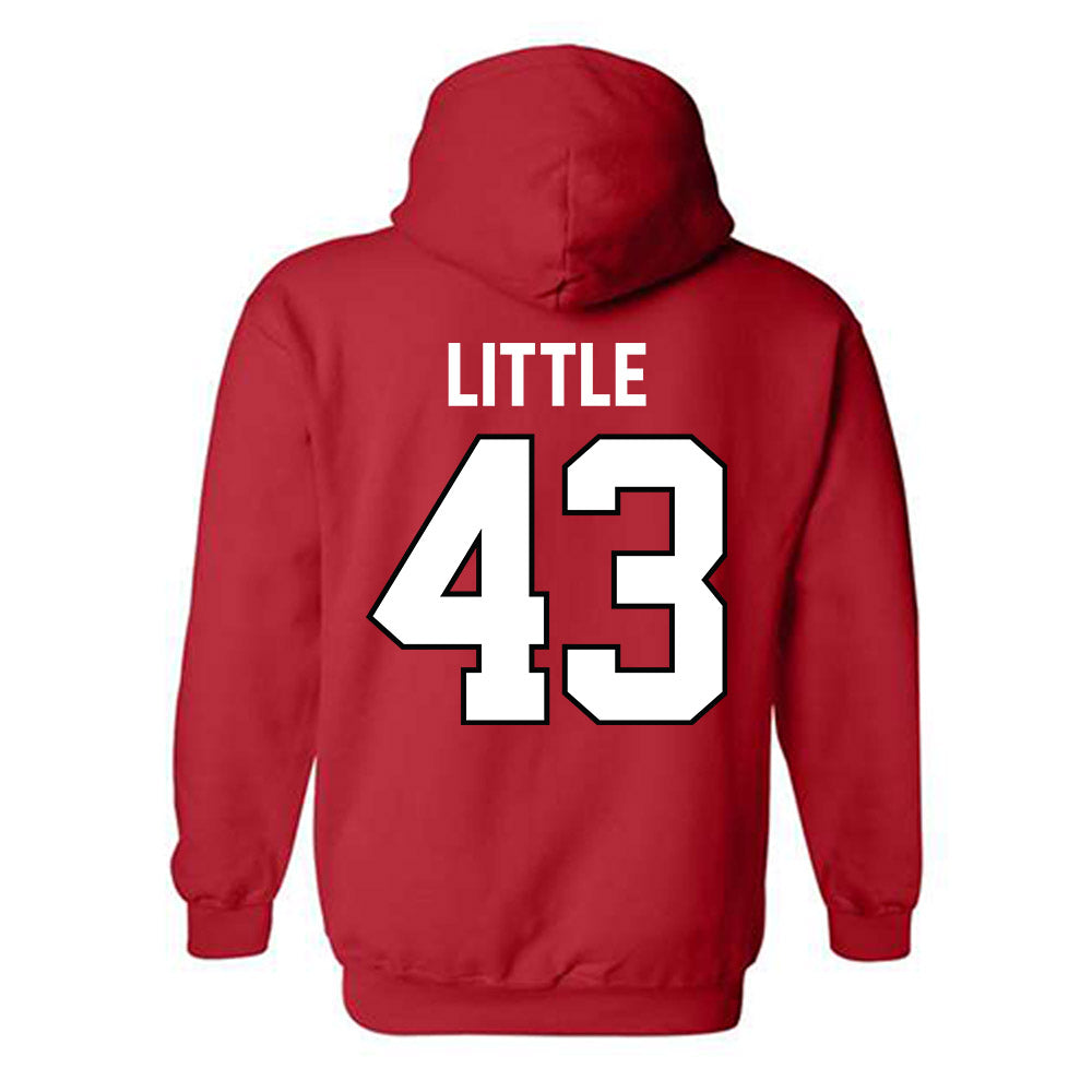 Georgia - NCAA Softball : Ada Little - Classic Shersey Hooded Sweatshirt-1