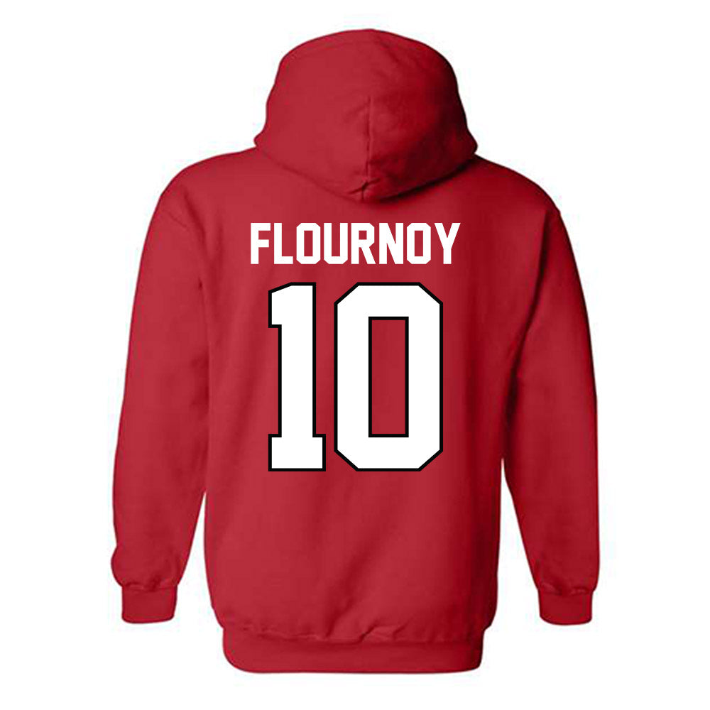 Georgia - NCAA Women's Basketball : De'Mauri Flournoy - Classic Shersey Hooded Sweatshirt