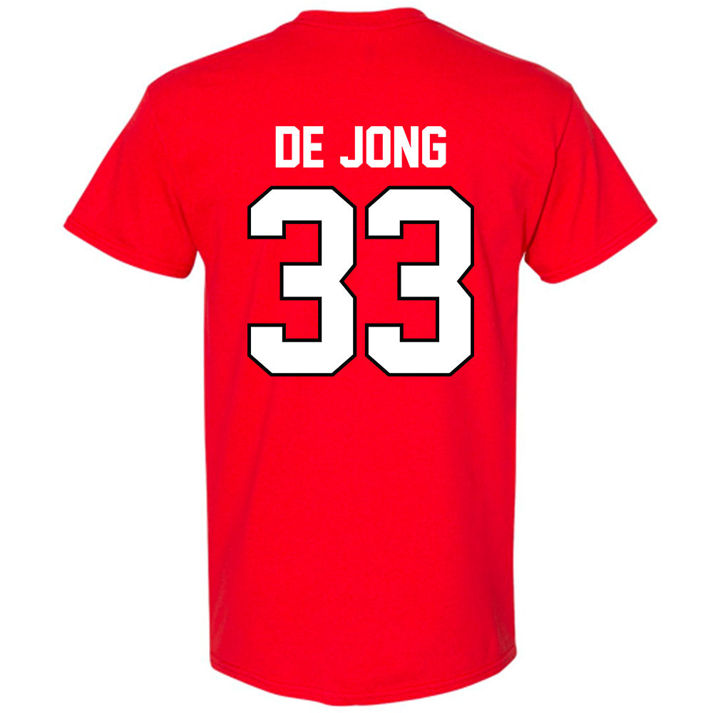 Georgia - NCAA Baseball : Max De Jong - Classic Shersey T-Shirt