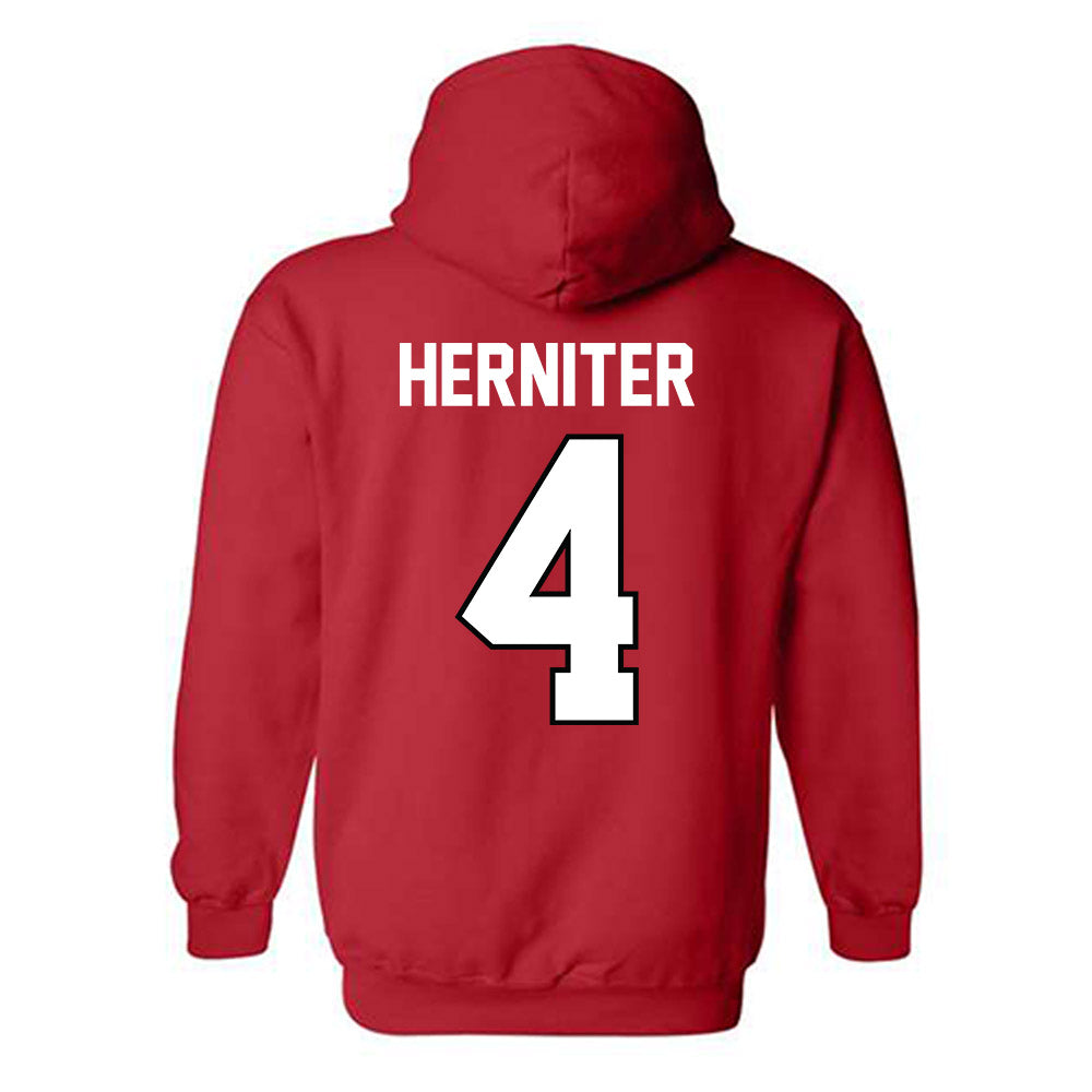Georgia - NCAA Women's Soccer : Madeline Herniter - Classic Shersey Hooded Sweatshirt-1