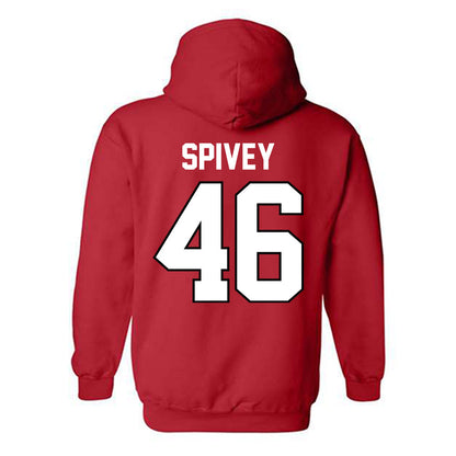 Georgia - NCAA Baseball : Logan Spivey - Classic Shersey Hooded Sweatshirt-1