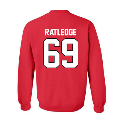 Georgia - NCAA Football : Tate Ratledge - Classic Shersey Crewneck Sweatshirt