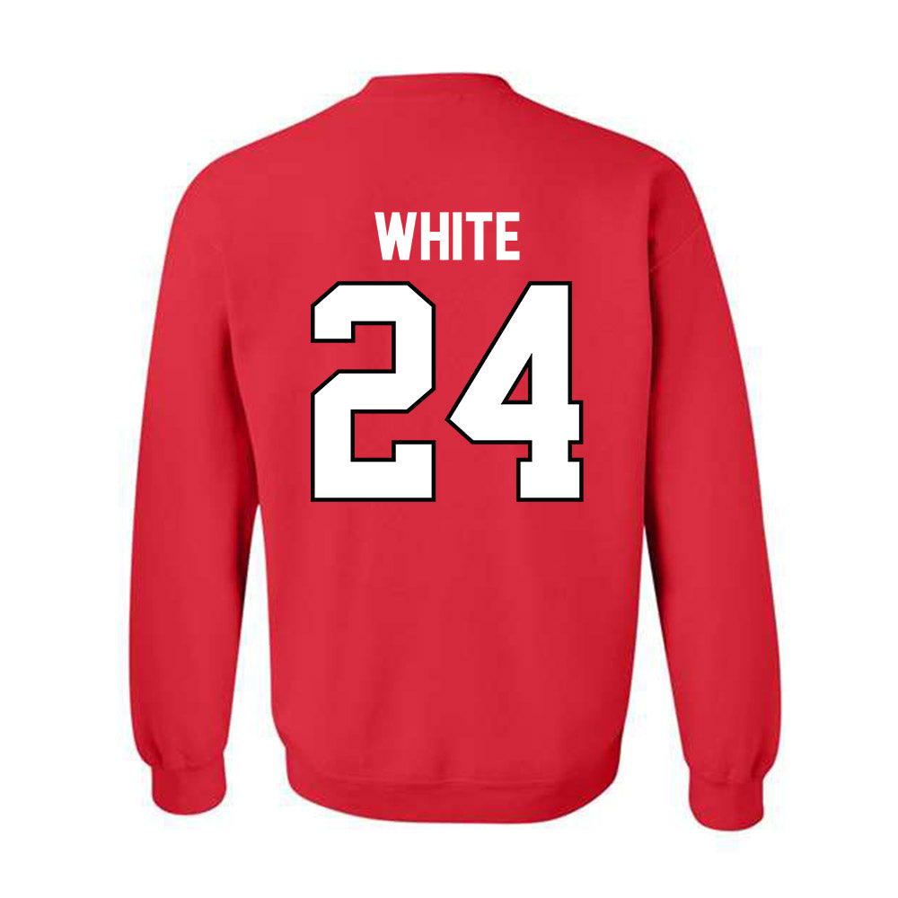 Georgia - NCAA Softball : Esther White - Classic Shersey Crewneck Sweatshirt-1