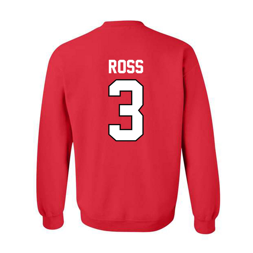 Georgia - NCAA Men's Basketball : Jordan Ross - Classic Shersey Crewneck Sweatshirt-1