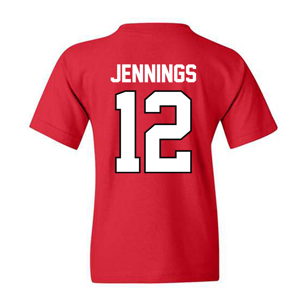 Georgia - NCAA Men's Basketball : Markel Jennings - Classic Shersey Youth T-Shirt-1