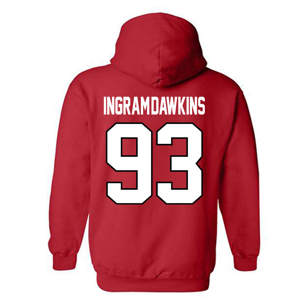 Georgia - NCAA Football : Tyrion Ingram-Dawkins - Classic Shersey Hooded Sweatshirt