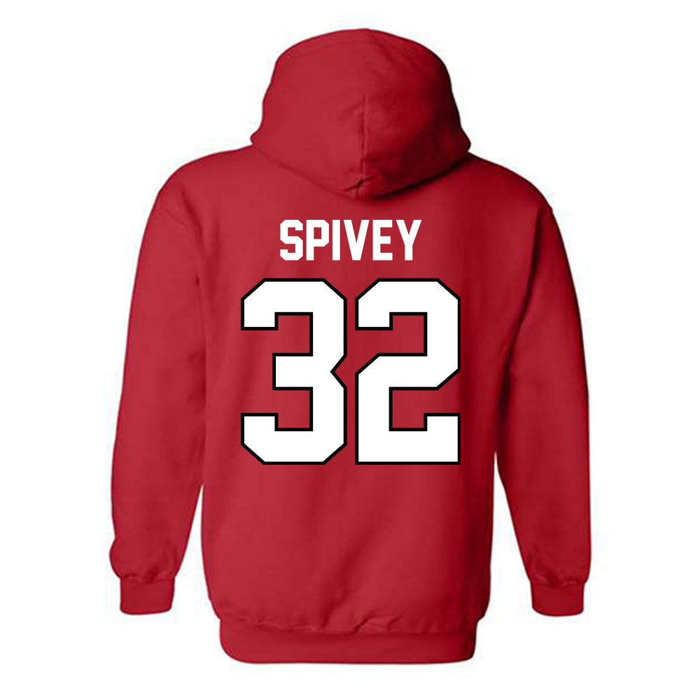 Georgia - NCAA Baseball : Logan Spivey - Classic Shersey Hooded Sweatshirt-1