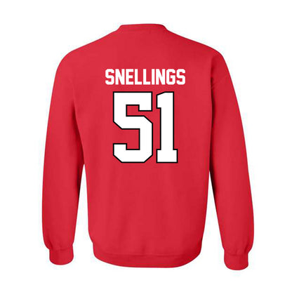 Georgia - NCAA Football : Will Snellings - Classic Shersey Crewneck Sweatshirt-1
