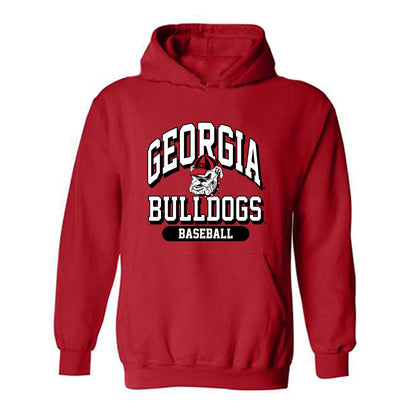 Georgia - NCAA Baseball : Brian Curley - Classic Shersey Hooded Sweatshirt-0