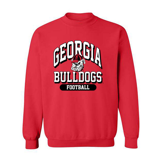 Georgia - NCAA Football : Connor Ferguson - Classic Shersey Crewneck Sweatshirt-0