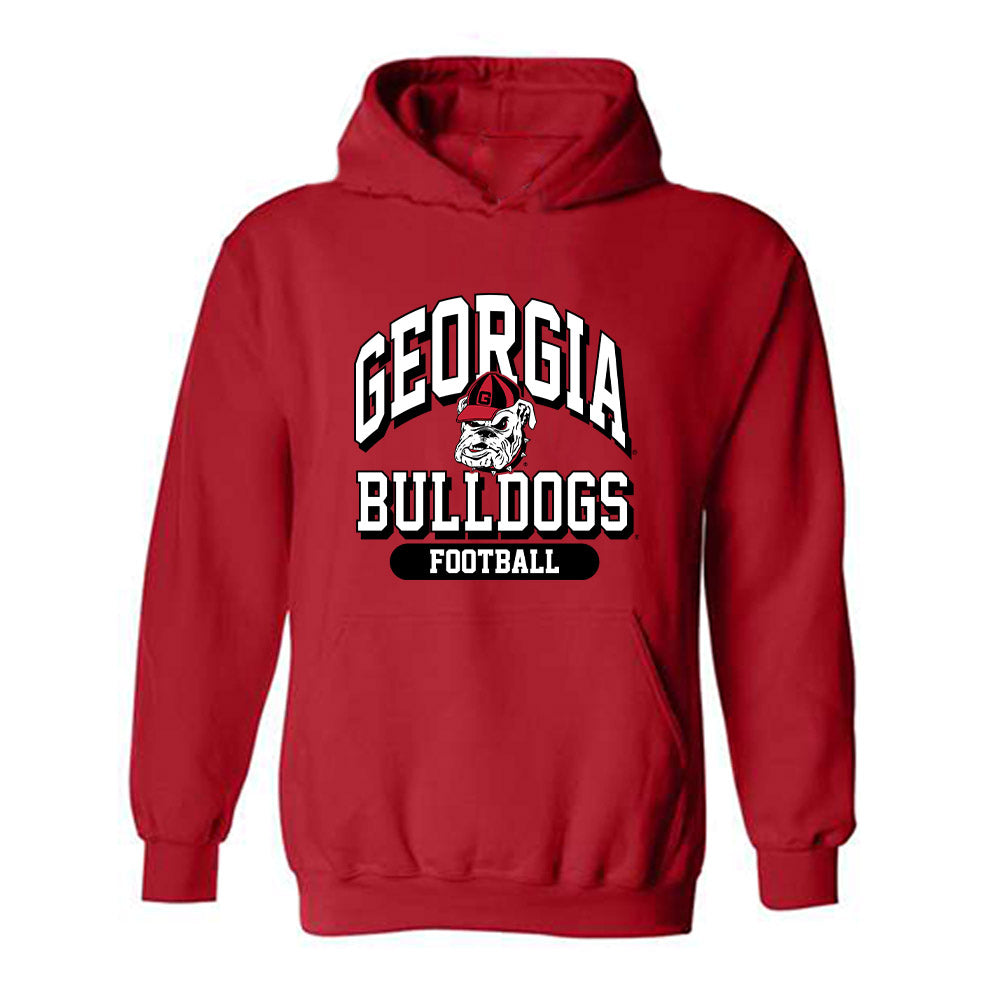 Georgia - NCAA Football : Eli Barrow - Classic Shersey Hooded Sweatshirt-0