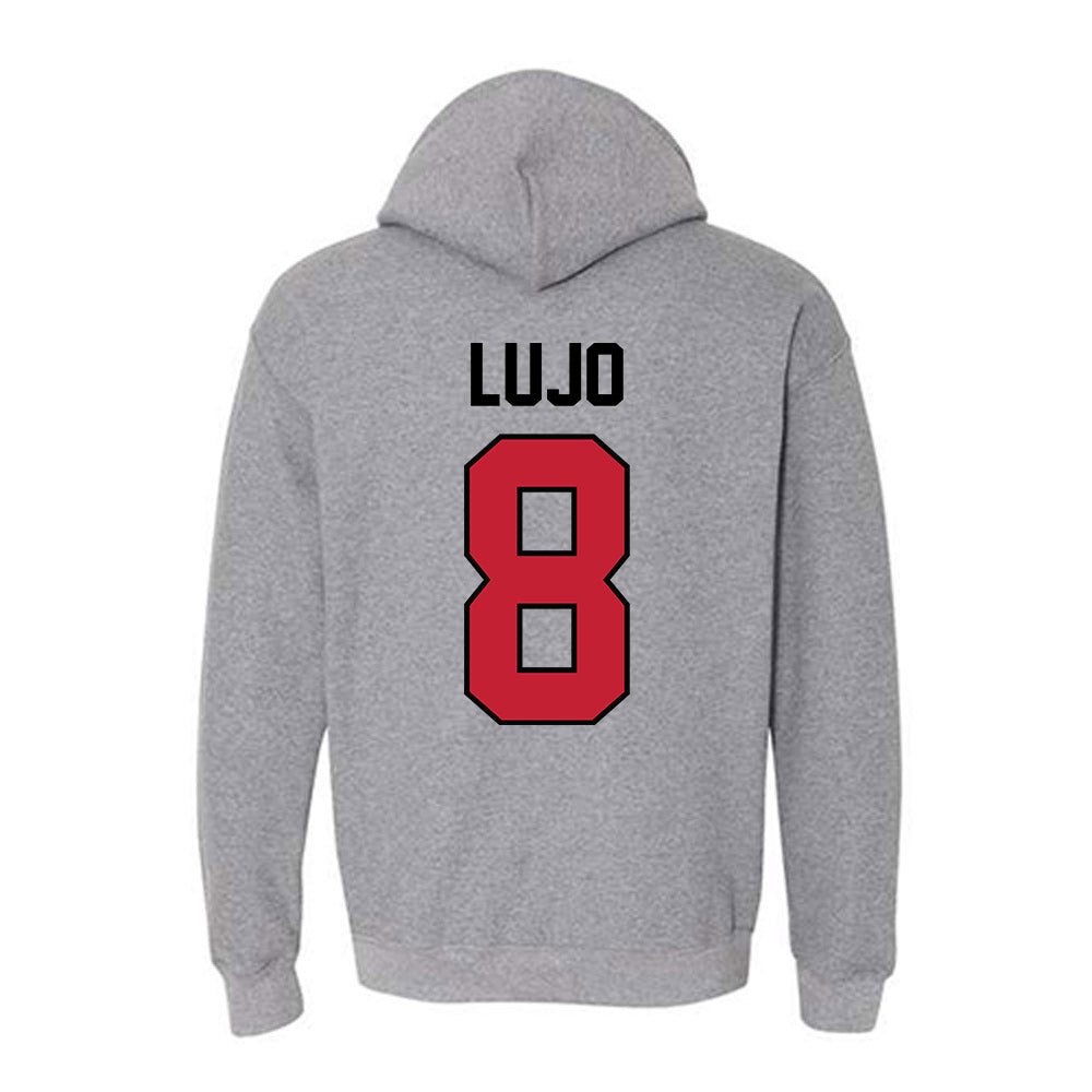 Georgia - NCAA Baseball : Rylan Lujo - Classic Shersey Hooded Sweatshirt-1