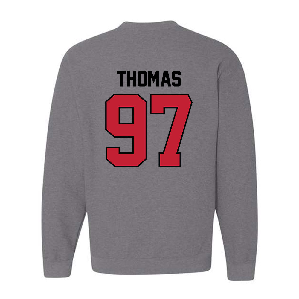 Georgia - NCAA Football : Jordan Thomas - Classic Shersey Crewneck Sweatshirt-1