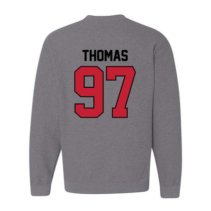 Georgia - NCAA Football : Jordan Thomas - Classic Shersey Crewneck Sweatshirt-1