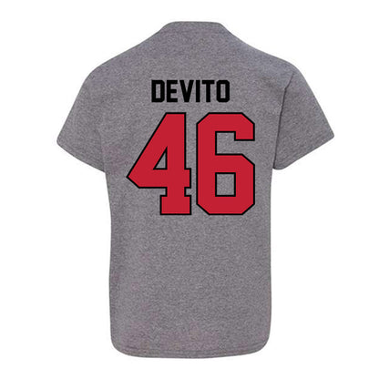 Georgia - NCAA Baseball : Zach DeVito - Classic Shersey Youth T-Shirt-1