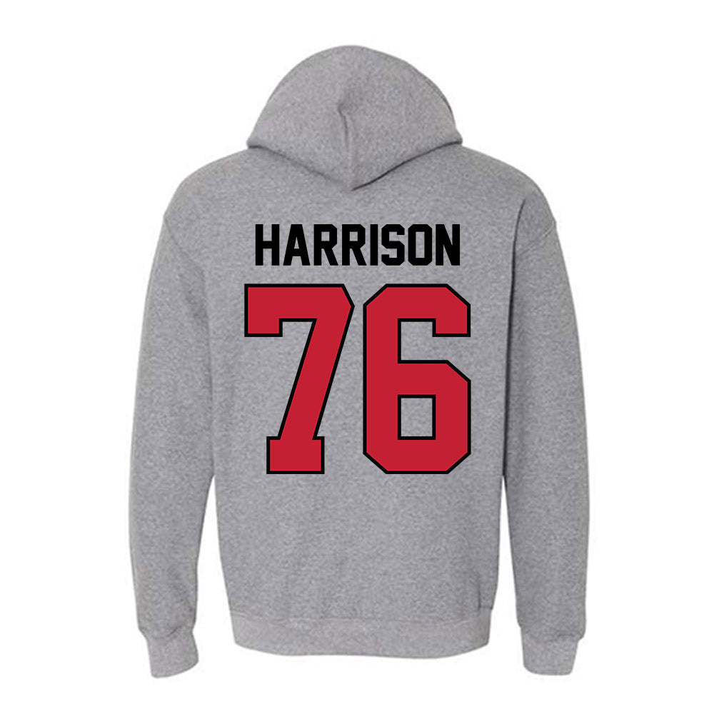 Georgia - NCAA Football : Marcus Harrison - Classic Shersey Hooded Sweatshirt-1