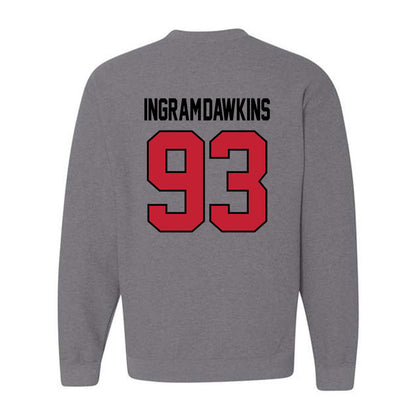 Georgia - NCAA Football : Tyrion Ingram-Dawkins - Classic Shersey Crewneck Sweatshirt-1