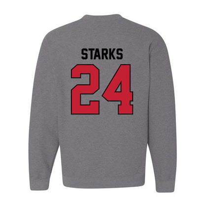 Georgia - NCAA Football : Malaki Starks - Classic Shersey Crewneck Sweatshirt-1