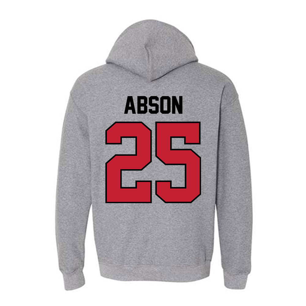 Georgia - NCAA Men's Basketball : Justin Abson - Classic Shersey Hooded Sweatshirt-1