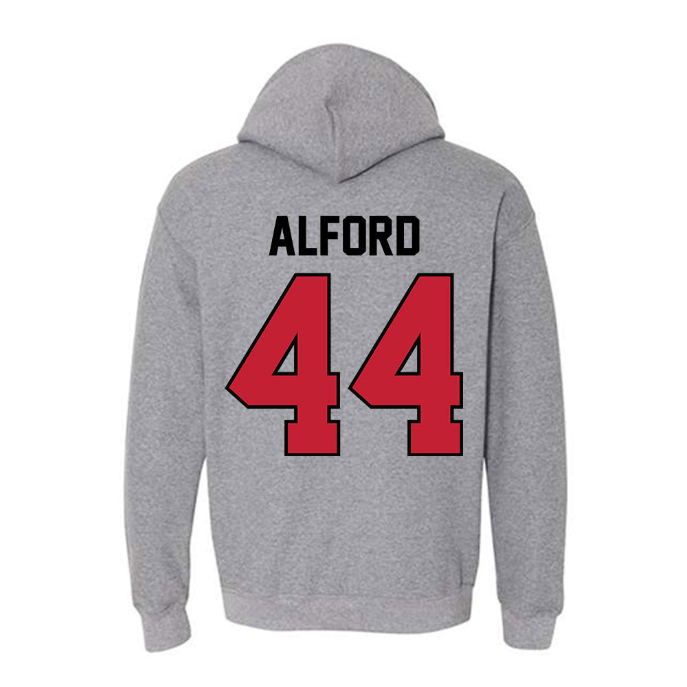 Georgia - NCAA Baseball : Slate Alford - Classic Shersey Hooded Sweatshirt-1