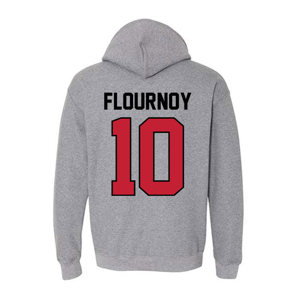 Georgia - NCAA Women's Basketball : De'Mauri Flournoy - Classic Shersey Hooded Sweatshirt