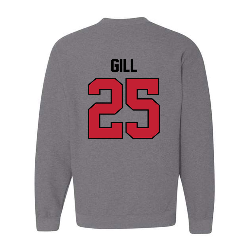 Georgia - NCAA Football : Collin Gill - Classic Shersey Crewneck Sweatshirt-1