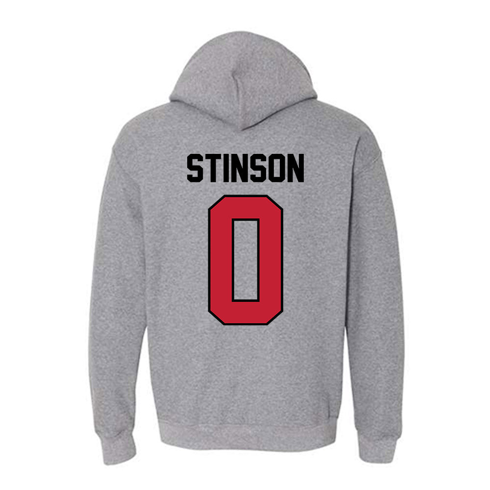 Georgia - NCAA Baseball : Josh Stinson - Classic Shersey Hooded Sweatshirt-1