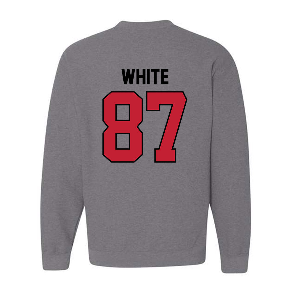 Georgia - NCAA Football : Jordan White - Classic Shersey Crewneck Sweatshirt-1