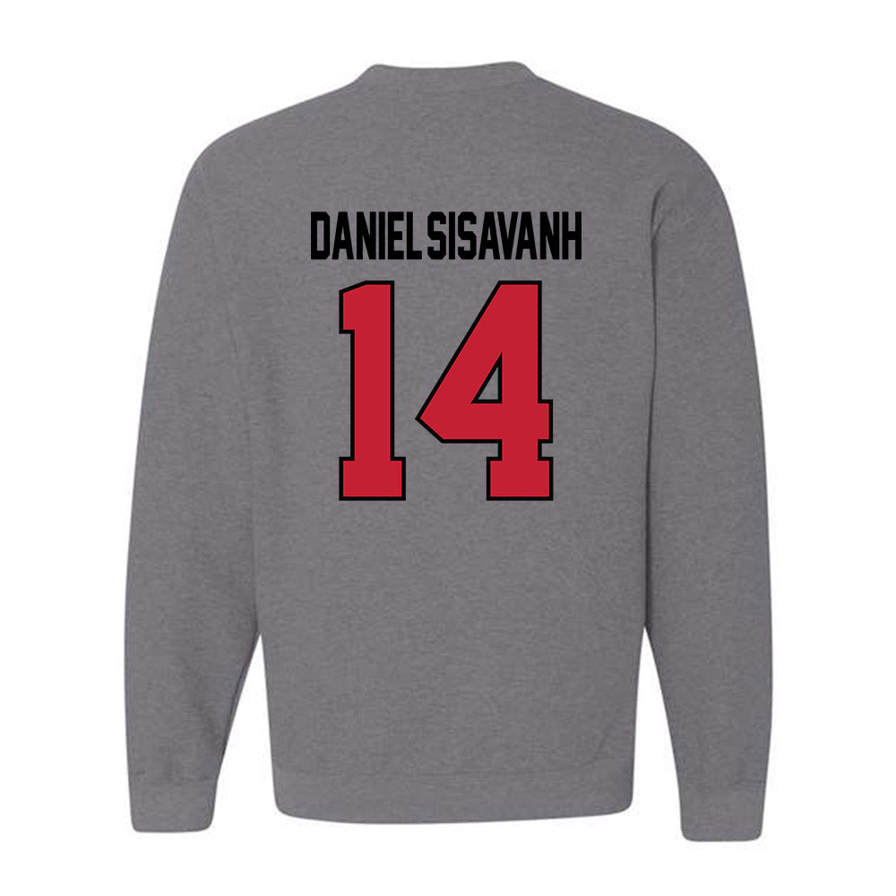 Georgia - NCAA Football : David Daniel-Sisavanh - Classic Shersey Crewneck Sweatshirt-1