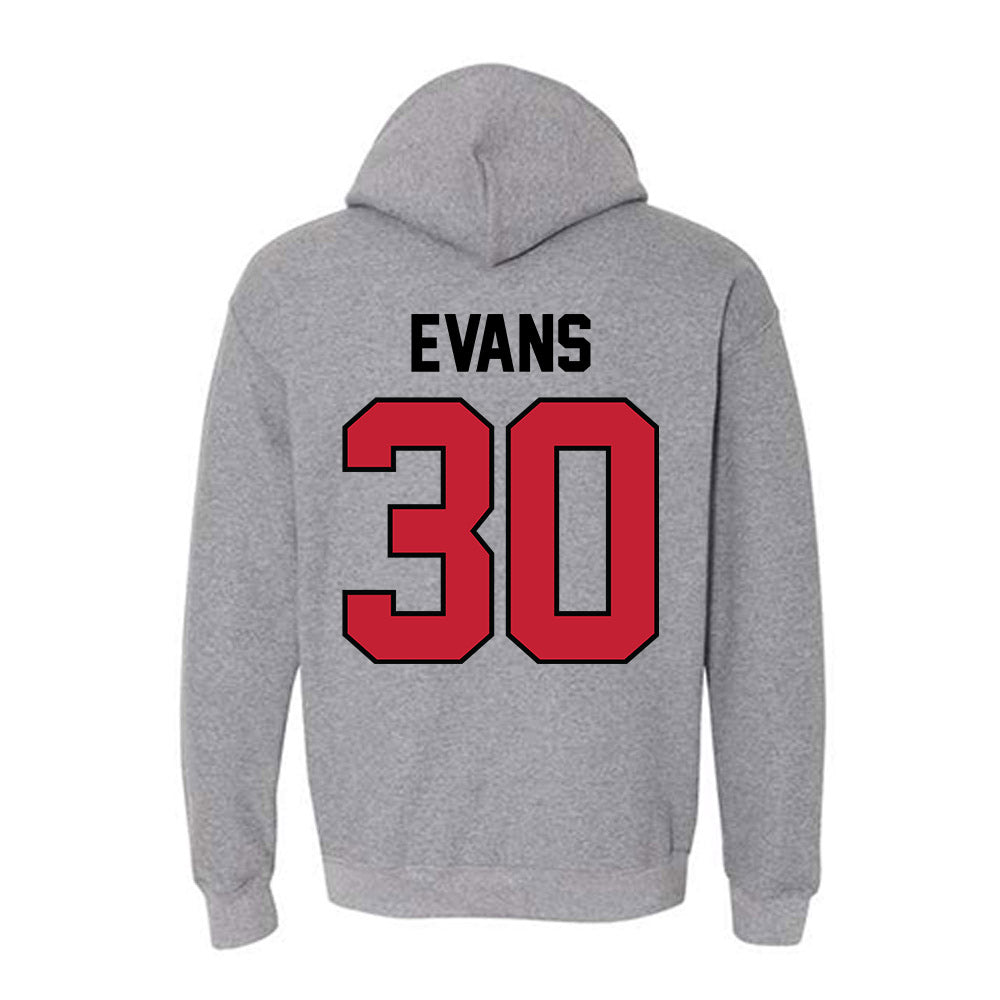 Georgia - NCAA Women's Basketball : Amiya Evans - Classic Shersey Hooded Sweatshirt-1