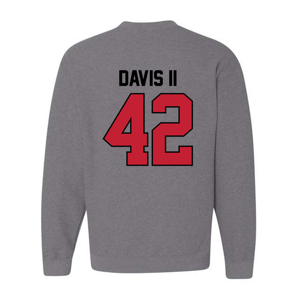Georgia - NCAA Baseball : Alton Davis II - Classic Shersey Crewneck Sweatshirt-1