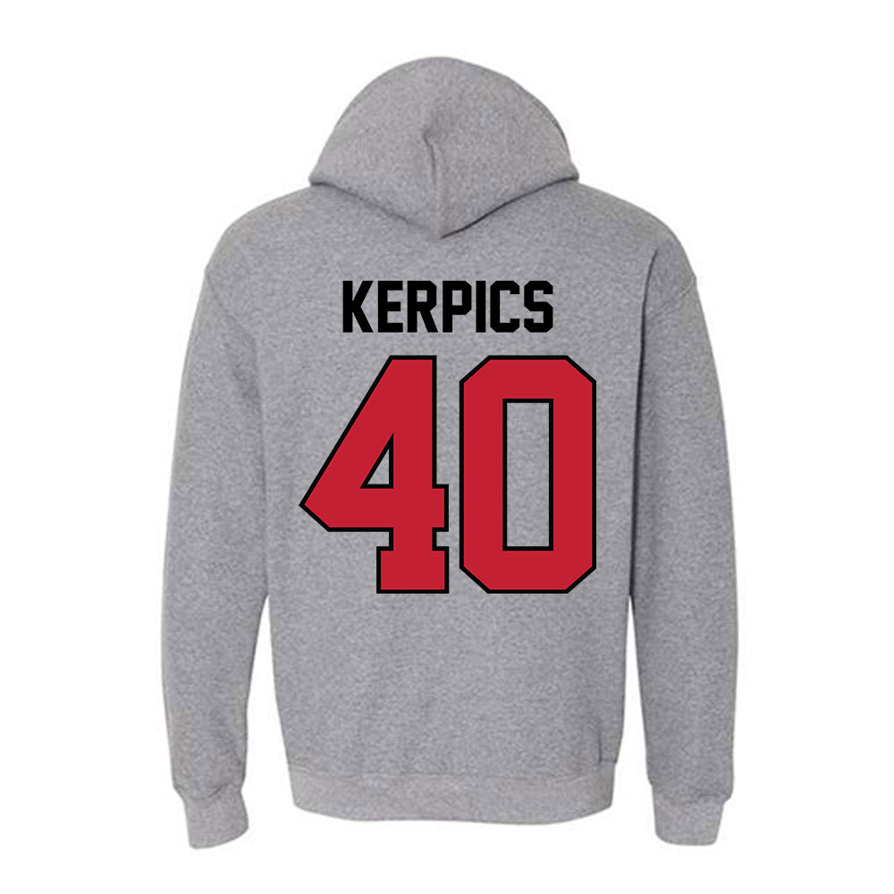 Georgia - NCAA Softball : Madison Kerpics - Classic Shersey Hooded Sweatshirt-1