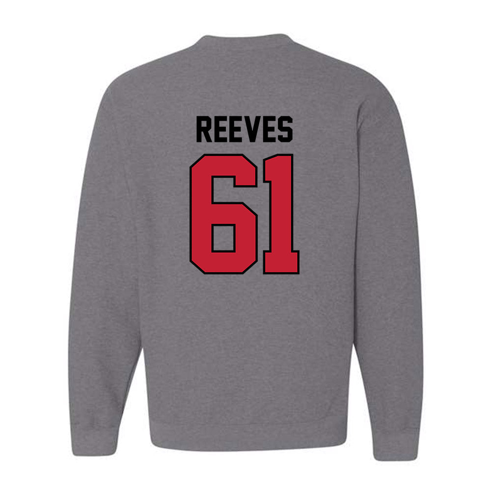 Georgia - NCAA Football : Nicholas Reeves - Classic Shersey Crewneck Sweatshirt-1