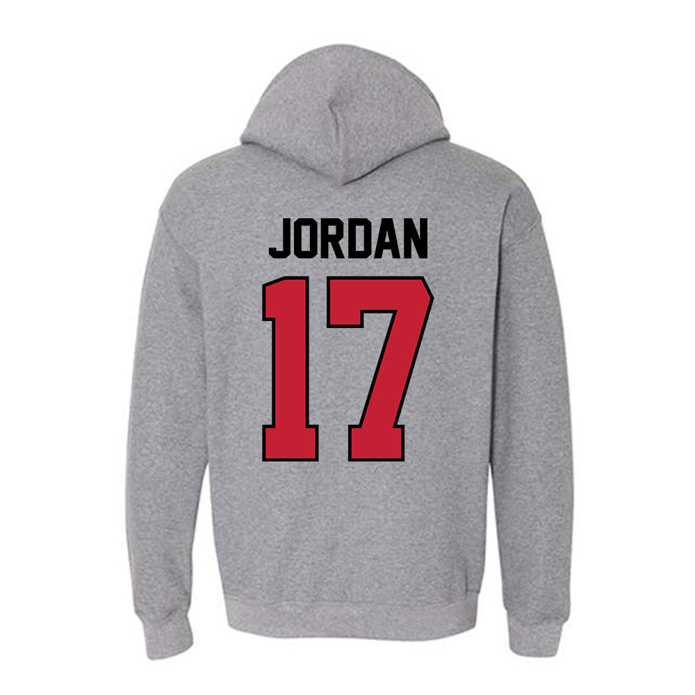 Georgia - NCAA Baseball : Logan Jordan - Classic Shersey Hooded Sweatshirt-1