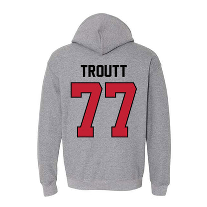 Georgia - NCAA Softball : Ella Troutt - Classic Shersey Hooded Sweatshirt-1