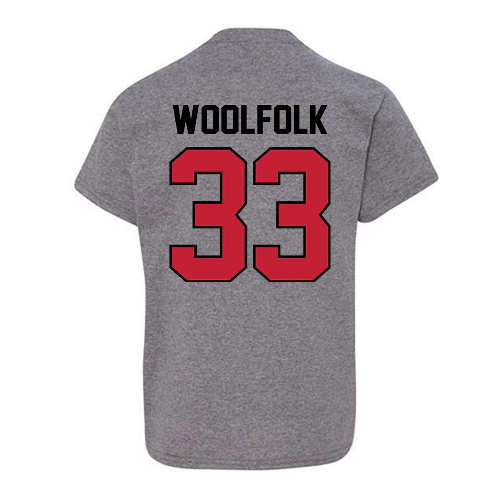 Georgia - NCAA Women's Basketball : Mia Woolfolk - Classic Shersey Youth T-Shirt-1