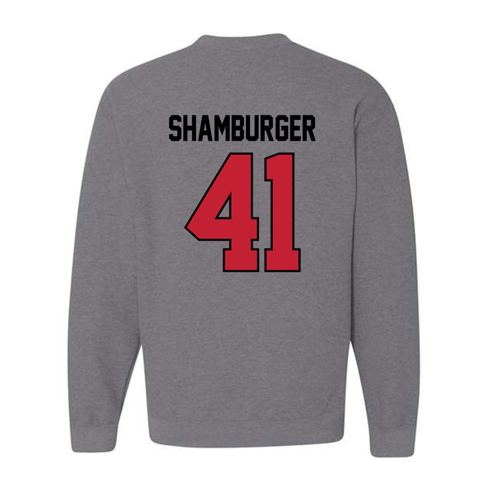 Georgia - NCAA Football : Denton Shamburger - Classic Shersey Crewneck Sweatshirt-1