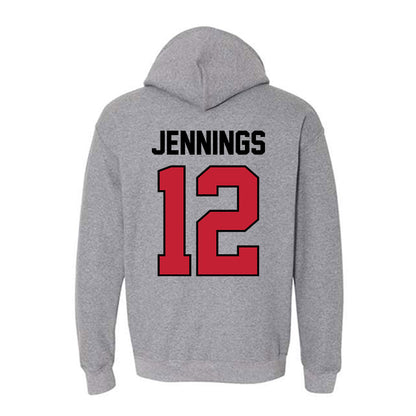 Georgia - NCAA Men's Basketball : Markel Jennings - Classic Shersey Hooded Sweatshirt-1