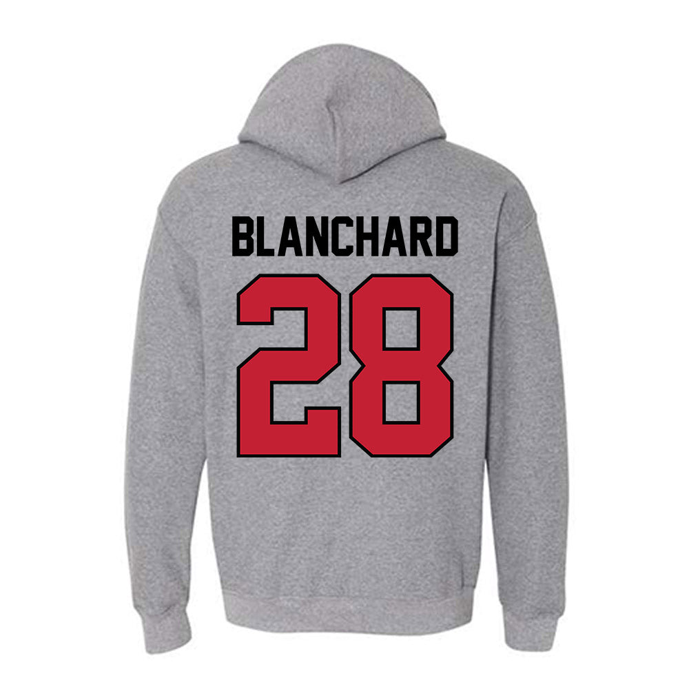 Georgia - NCAA Football : Walter Blanchard - Classic Shersey Hooded Sweatshirt-1