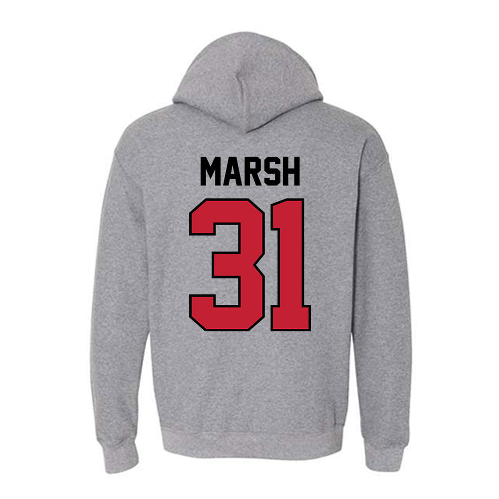 Georgia - NCAA Baseball : Chandler Marsh - Classic Shersey Hooded Sweatshirt-1