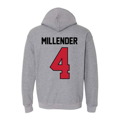 Georgia - NCAA Men's Basketball : Smurf Millender - Classic Shersey Hooded Sweatshirt-1